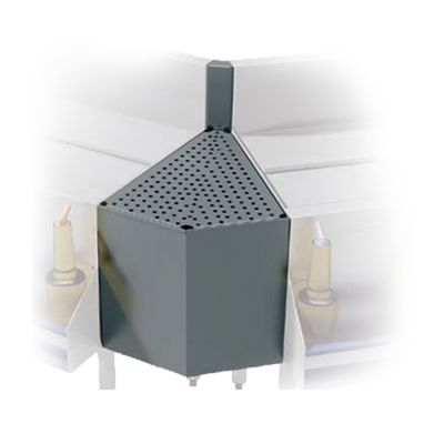 Advance Tabco PRF-20-45OC 20" W 45⁰ Stainless Steel Inside Corner Prestige Corner Filler