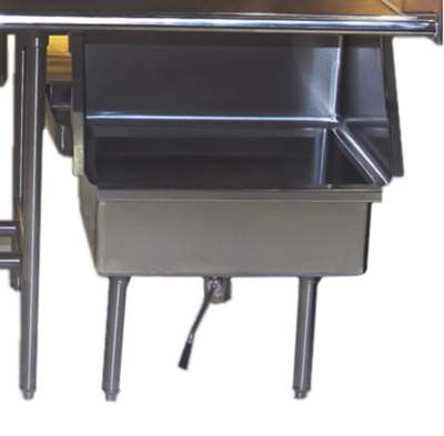 Advance Tabco DTA-82 26" H x 20" W x 34" D Mounted Under Dish Table Dump Sink
