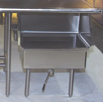 Advance Tabco DTA-82 26" H x 20" W x 34" D Mounted Under Dish Table Dump Sink