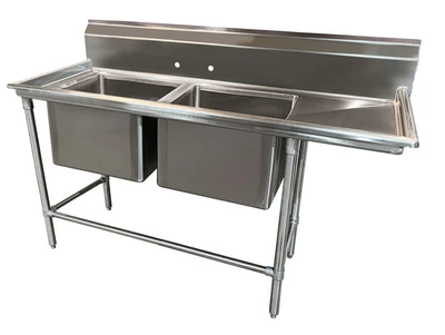 Advance Tabco 94-82-40-36R 84" W 14 Gauge Stainless Steel Base Regaline Sink