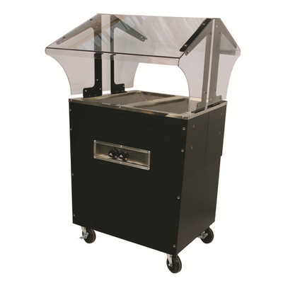 Advance Tabco B2-240-B-S-SB 31.81" W Vinyl Covered Steel Electric Portable Hot Food Buffet Table