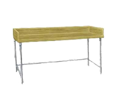 Advance Tabco TBS-304 48" W x 30" D Wood Bakers Top Work Table