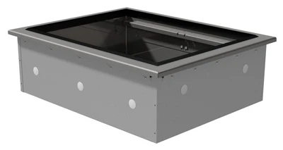 Advance Tabco DICP-2 2 Pans Stainless Steel Drop-In Cold Food Well Unit