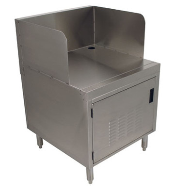 Advance Tabco PRPOS-24-DR 24" W x 25" D x 36" H 20 Gauge 300 Stainless Steel Prestige Underbar Point Of Service Cabinet