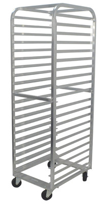 Advance Tabco CFL20 (20) Pan Capacity Aluminum Curved Top Roll In Oven Rack