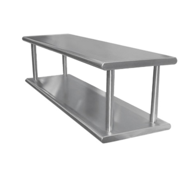 Advance Tabco PA-18-84-2 84" W x 18" D Stainless Steel Double Pass-Thru Shelf