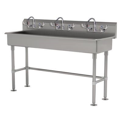 Advance Tabco FS-FM-60-ADA-F 60" W x 19.5" D x 42.5" H 14 Gauge Stainless Steel Multiwash Hand Sink