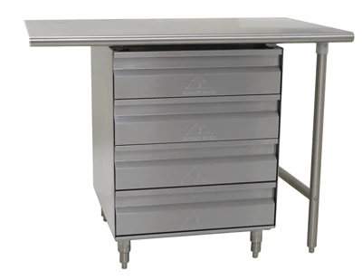 Advance Tabco TA-384 25" W x 25" H x 5" Deep Stainless Steel 4 Drawer Assembly