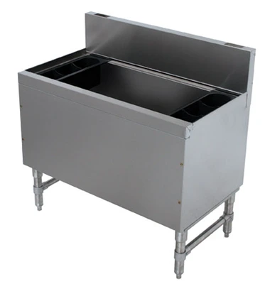 Advance Tabco PRI-19-36-10-XD 36" W x 20" D x 36" H Stainless Steel 15" Deep Prestige Ice Chest