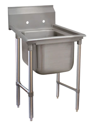 Advance Tabco 9-1-24 25" W x 28" D x 42" H 18 Gauge 304 Stainless Steel 1-Compartment Regaline Sink