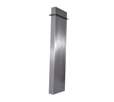 Advance Tabco VR-1 16.13" W 18 Gauge 300 Series Stainless Steel Ventilation Riser