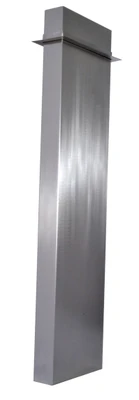 Advance Tabco VR-1 16.13" W 18 Gauge 300 Series Stainless Steel Ventilation Riser