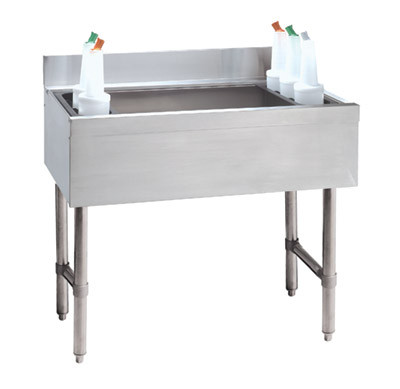 Advance Tabco CRI-12-48-10 48" W x 21" D x 33" H Stainless Steel Underbar Basics Cocktail Unit