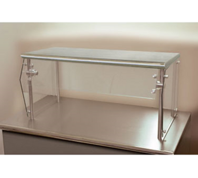 Advance Tabco NSG-12-84 84" W Stainless Steel Stationary Sleek Shield Food Shield