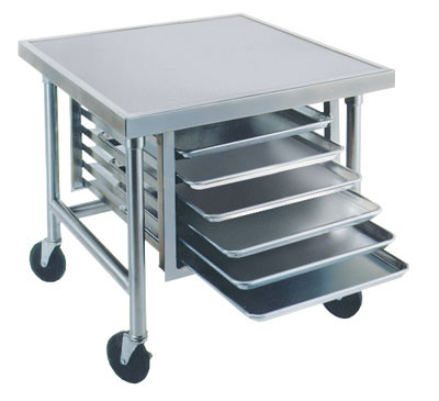 Advance Tabco MT-MG-303 28" H Galvanized Base Mixer Table