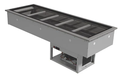 Advance Tabco DIRCP-5 5 Pans Stainless Steel Drop-In Refrigerated Cold Pan - 115 Volts