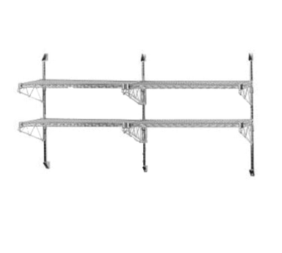 Advance Tabco ABM2-18 2 Tiers Mid-Mount Special Value Wire Shelving Wall Post & Brackets