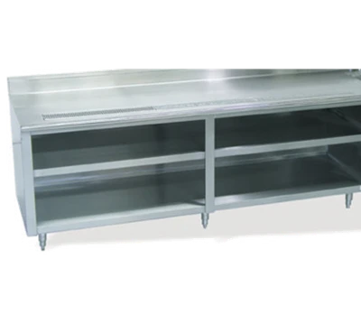 Advance Tabco TA-65 Enclosed Base Units over 12 Ft. (Open Based Table)