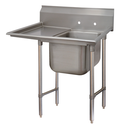 Advance Tabco 9-41-24-24L 54" W 18 Gauge Stainless Steel Regaline Sink