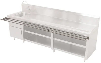 Advance Tabco TA-73 Drop Down Tubular Tray Slide