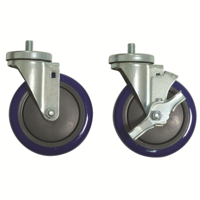 Advance Tabco TA-255AP 5" Threaded Stem Casters for Cabinet Base Units
