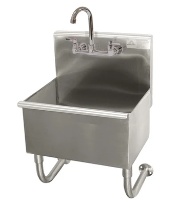 Advance Tabco WSS-14-21-F 18" W x 17.5" D x 32.5" H 16 Gauge 304 Stainless Steel Wall Mounted Service Sink