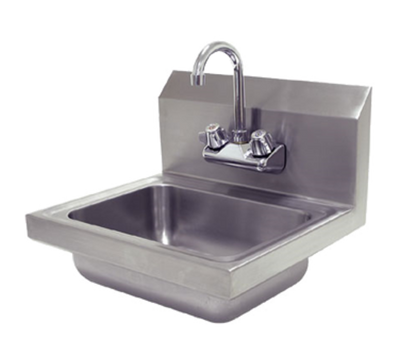 Advance Tabco 7-PS-EC-X 18" W x 16" D Wall Mounted Special Value Hand Sink