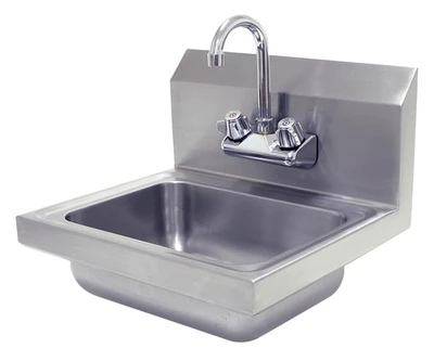 Advance Tabco 7-PS-EC-X 18" W x 16" D Wall Mounted Special Value Hand Sink