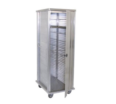 Advance Tabco EPC-40 37 Pan Capacity 14 Gauge Aluminum Welded Full Height Special Value Enclosed Pan Cabinet