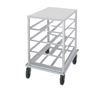 Advance Tabco CR10-72 Aluminum Top Low-Profile Mobile Designed for Size #10 & #5 Can Rack