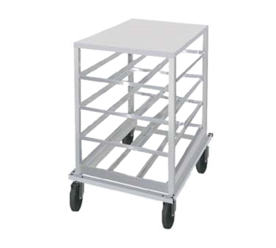 Advance Tabco CR10-72 Aluminum Top Low-Profile Mobile Designed for Size #10 &amp; #5 Can Rack