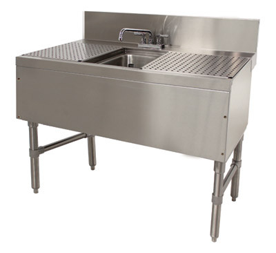Advance Tabco PRB-24-31C 36" W x 25" D Stainless Steel Prestige Underbar Sink Unit