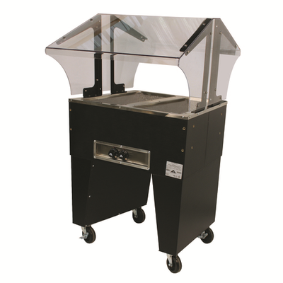 Advance Tabco B2-120-B-S 31.81" W Vinyl Covered Steel Electric Portable Hot Food Buffet Table