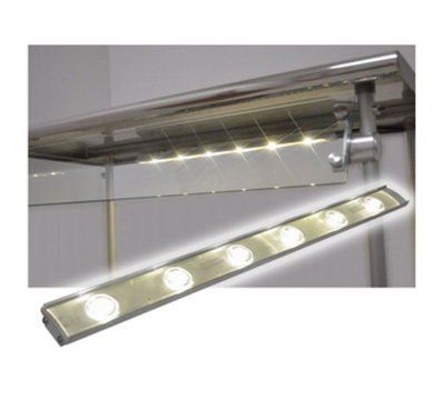 Advance Tabco LED-S-12 12" W Aluminum Finish 3500k Warm White Light LED Lighting