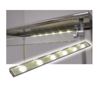 Advance Tabco LED-S-12 12" W Aluminum Finish 3500k Warm White Light LED Lighting