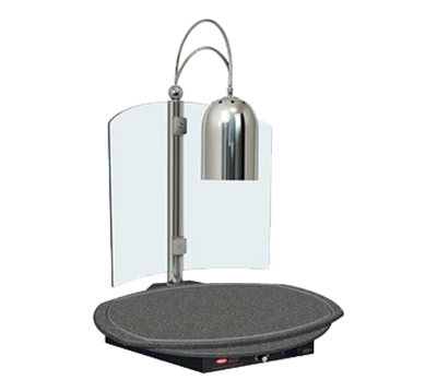 Hatco DCSB400-R24-1 14" - 26" Heated Base Decorative Carving Station with Single Heat Lamps - 120 Volts