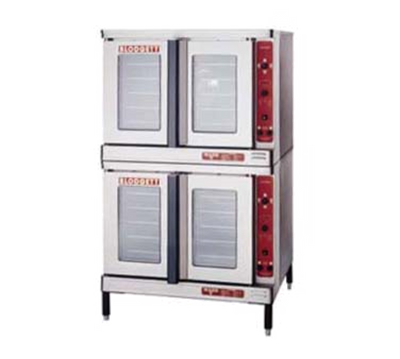 Blodgett MARK V-200 DBL Stainless Steel 2 Decks Bakery Size Electric Convection Oven - 208 Volts 3-Ph