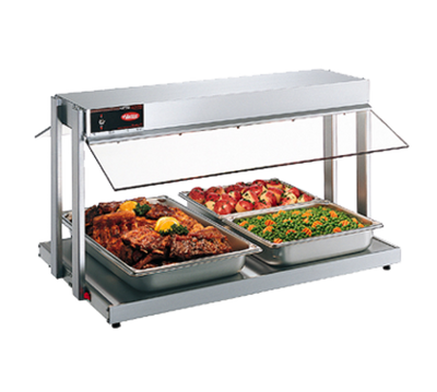 Hatco GRBW-54 55" W Aluminum Glo-Ray Buffet Warmer - 120/208 Volts