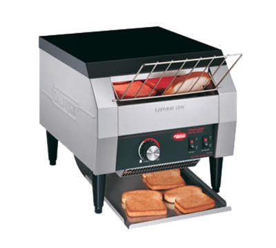 Hatco TQ-10 14.5" W Horizontal Countertop Toast-Qwik Conveyor Toaster - 120 Volts 1800 Watts