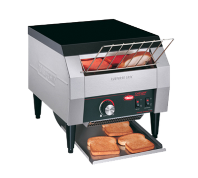 Hatco TQ-10 14.5" W Horizontal Countertop Toast-Qwik Conveyor Toaster - 120 Volts 1800 Watts