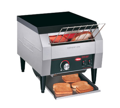 Hatco TQ-10 14.5" W Horizontal Countertop Toast-Qwik Conveyor Toaster - 120 Volts 1800 Watts