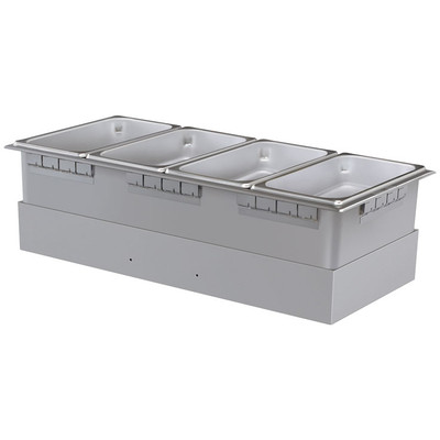 Hatco HWBHRT-43D (1) 4/3 Size Rectangular Stainless Steel Non-Insulated Drop-In Heated Well - 120 Volts