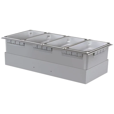 Hatco HWBHRT-43D (1) 4/3 Size Rectangular Stainless Steel Non-Insulated Drop-In Heated Well - 120 Volts