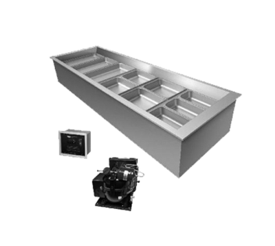 Hatco CWBR-6 Stainless Steel Six Pans Drop-In Refrigerated Well - 120 Volts
