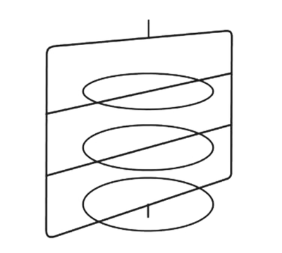 Hatco FSD3TCR 3 Tier Circle Rack with Pizza Pan Retainers