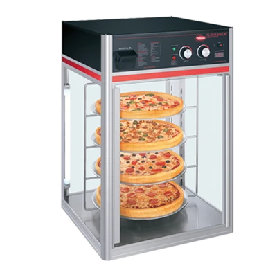 Hatco FSDT-1-120-QS 22.42" W 4 Shelves Rotating Rack Flav-R-Savor Holding and Display Cabinet - 120 Volts