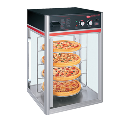 Hatco FSDT-1-120-QS 22.42" W 4 Shelves Rotating Rack Flav-R-Savor Holding and Display Cabinet - 120 Volts