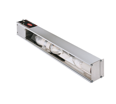 Hatco HL-60-120-QS 60" W Strip Type Glo-Rite Display Light with Aluminum Housing and Toggle Switch - 300 Watts