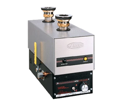 Hatco FR-4-208-1-QS Silver-Gray Hammertone Stainless Steel Front Food Rethermalizer or Bain Marie Heater - 4500 Watts
