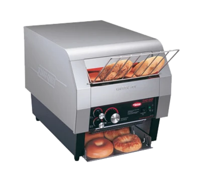 Hatco TQ-400BA 14.5" W Horizontal Countertop Toast-Qwik Conveyor Toaster - 120 Volts 1780 Watts